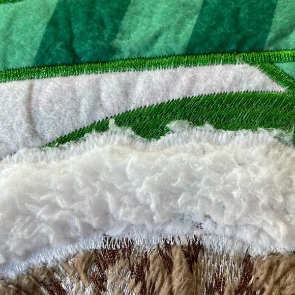 Holiday Time Red and Green Crewneck Sweater with Festive Cat Design - Picture 7 of 10